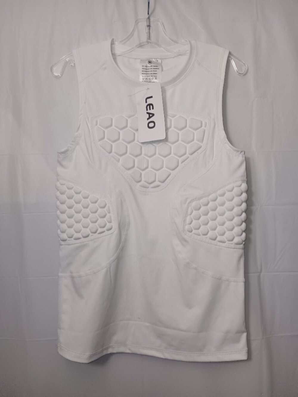 LEAO YOUTH SLEEVELESS PADDED COMPRESSION IMPACT PROTECTION TOP